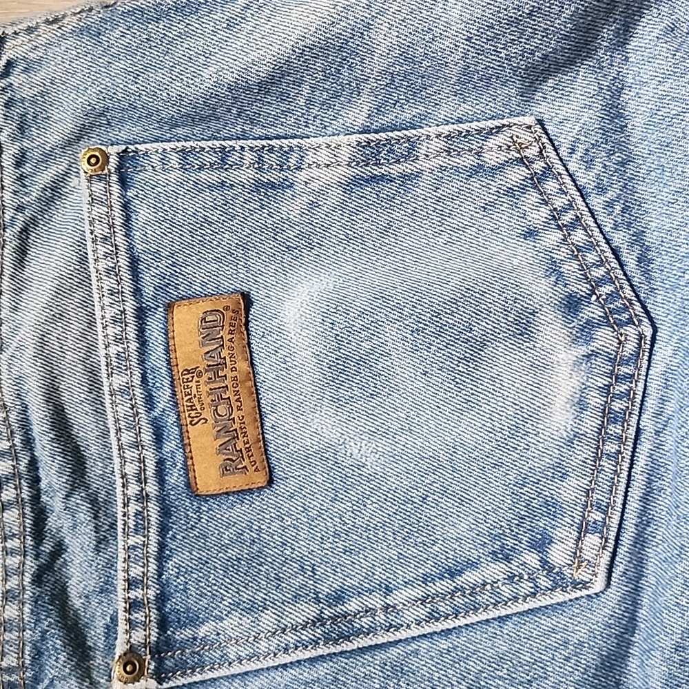 Vintage Schaefer Outfitter Ranch Hand Denim Jeans Classic Relaxed Fit Sz 35×38 - Picture 10 of 11